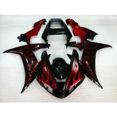 Wotefusi Motorcycle Injection Mold Bodywork Fairing For Yamaha YZF 1000 R1 02 03 #D