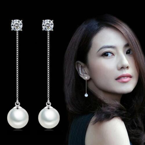 Женские серебрянные серьги FSUNION China At AliExpress
