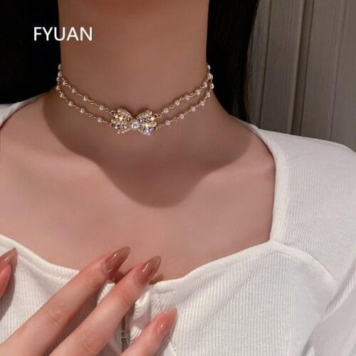 FYUAN Chokers On The Neck
