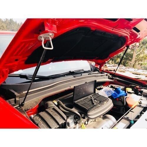 JY 2PCS Hood Damper Lift Strut Support Rod Hydraulic Hood Jackstay Car Accessories For Jeep Renegade 2015