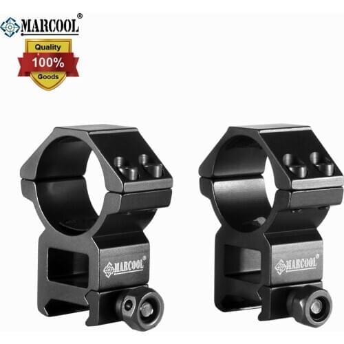 MARCOOL 2 Pair (4pcs) Hunting Scope Mount High 30mm Rings for Weaver Picatinny Rail For Optics Sight Accessories