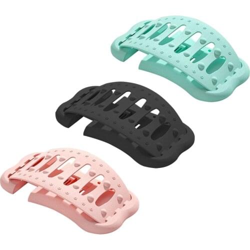 Back Massager Stretcher Equipment Massage Tools Stretch Fitness Lumbar Support Relaxation Spine Pain Relief Waist Support