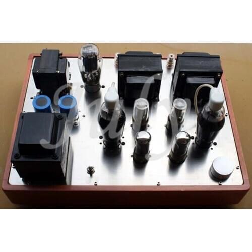 The new version of FD422 direct heating tube class A single-ended amplifier, 8W+8W power amplifier, signal-to-noise ratio: ≥90db