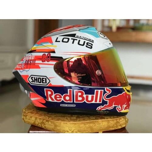 Full Face Motorcycle helmet X14 93 marquez red bul Helmet anti-fog visor Riding Motocross Racing Motobike Helmet