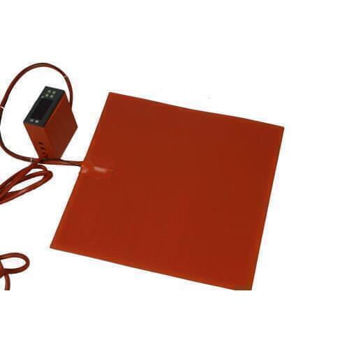 For Studio Kit 400*600mm 1500w@240v Silicone Heating Pad Digital Thermostat on Wire 1500mm Lead Out from Middle of 400 Side