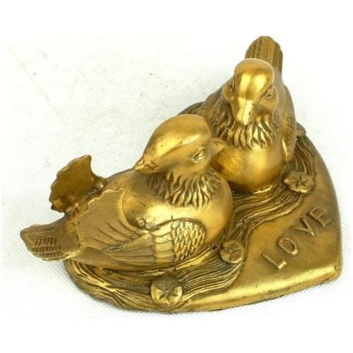 Adornos de cobre Yuanyang promueve el matrimonio Wang peach para promover la armonía entre el marido y la esposa