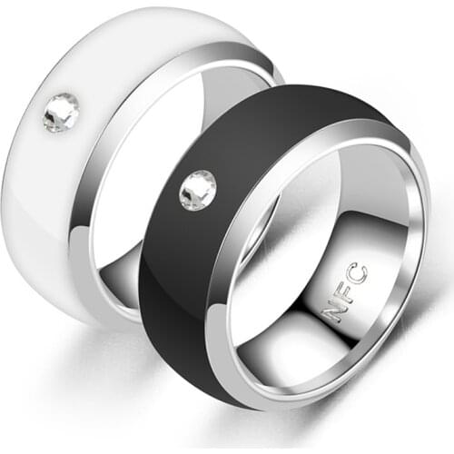 NFC Smart Ring Multifunctional Waterproof Smart Ring Stainless steel Smart Wearable Finger Ring Jewelry Size 6,7,8,9,10,11,12,13