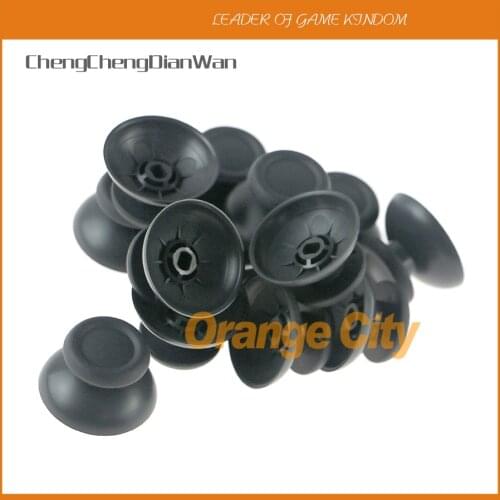 For Playstation 4 PS4 Pro Slim Rubber Thumbstick 3D Joystick Cap for Playstation 4 grey and balck ChengChengDianWan