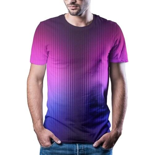 2020 Summer Men 'S Colorful Cool Fashion Short Sleeve T -Shirt 3d Printed Casual T -Shirt XXS-6XL