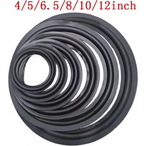 Brand New 4/5/6.5/8/10/12 Inch Universal High Elasticity Speaker Surround Repair Foam Woofer Edge Replacement Foam Rubber