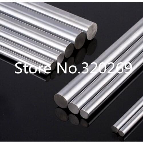 6pcs 12Mm Shaft L 200 Mm Hardened Cylinder Chrome Plated Linear Rods Axis