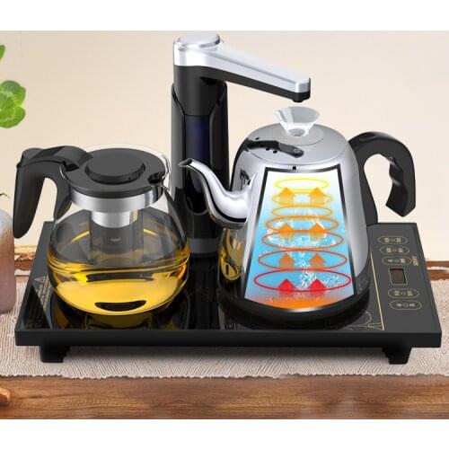 Automatic water feeding electric heating kettle for making tea