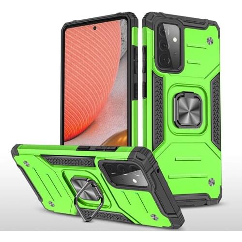For Samsung Galaxy A72 Case Samsung A72 Shockproof Armor Drop Protective Defender Magnet Car Holder Ring Case Cover for A 72