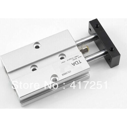 Cylinder TDA10-100 Compact Type Dual Rod Cylinder Double Acting 10-100mm Accept custom