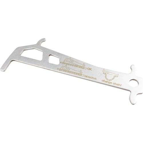 Bicycle Chain Wear Indicator Checker Mountain Road Bike MTB Chains Gauge Measurement Ruler Cycling Replacement Repair Tool