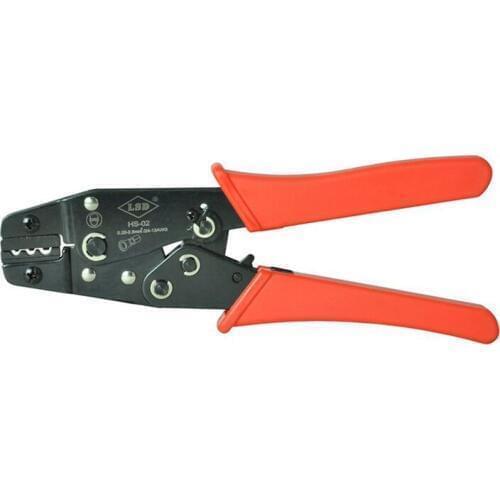 Mini Crimping tool HS-02 hand crimping tool for non-insulated cable links 0.25-2.5mm2 crimper