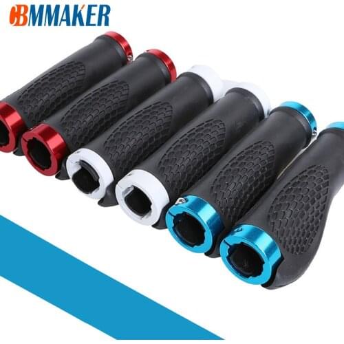 5 Colors Anti-Skid Rubber Bicycle Grips Mountain Bike Lock on Bicycle Handlebars Grips 2~2.5Cm Mtb Road Cycling Skid-Proof Grips
