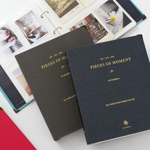 Family Black Photo Album Cover Book Storage Stamp Baby Memory Photo Album Binder Postcard Foto Album Home Decoration DF50PAA