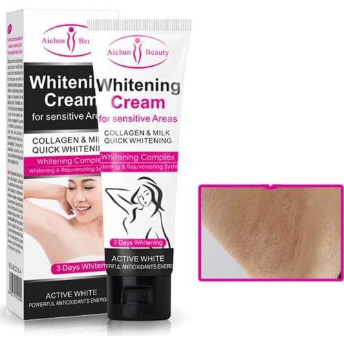 7-Day Armpit Whitening Cream Skin Lightening Bleaching Cream Underarm Dark Skin Whitening Intimate Body Lotion
