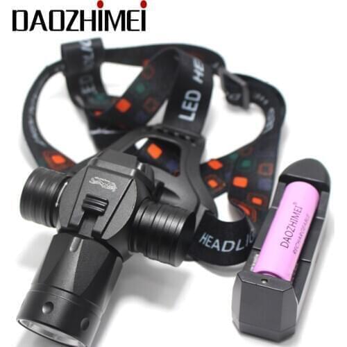 5000 lumen Underwater 100M diving Headlights XML L2 scuba diving flashlight Stepless Dimming 18650 Fishing Fill light