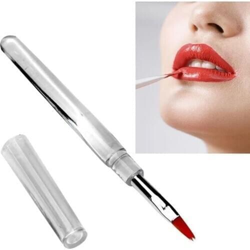 1pc Makeup Brushes for Makeup Beginners Girl Portable Flexible Lip Brush Lashes Brochas Maquillaje Beauty Professional Tool
