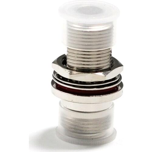 1pc N Female Jack nut switch N type Female RF Coax Adapter convertor Straight Nickelplated NEW wholesale