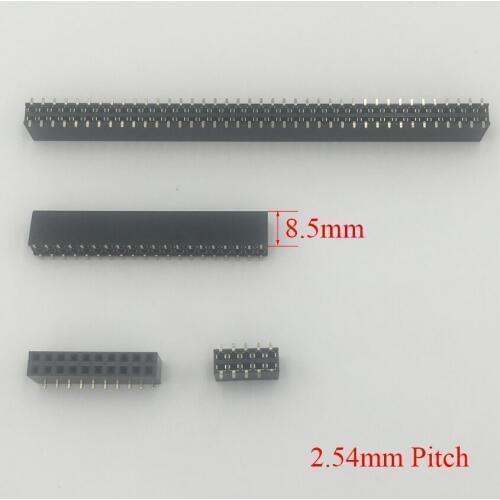 2*5 2x5 2*6 2x6 2*7 2x7 Pin 10P 12P 14P 2.54mm Pitch 8.5mm Height Double Row SMD SMT Female Connector Socket Pin Header Strip