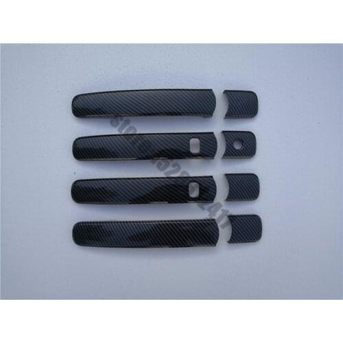 Car Stickers Overlay ABS Carbon fiber car Door Handle Covers trim Door bowl for Nissan X-Trail X trail T31 2008 - 2013