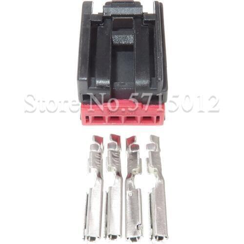 4 Hole 6-1419169-8 Car Electrical Connector Female Auto Cable Plug Socket With Terminals