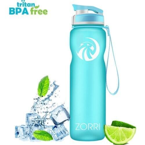 ZORRI Bottle For Water Bottles Trinkflasche BPA Free Waterbottle Fashion Sport Scrub Tourism And Camping Water Bottle 1000ml