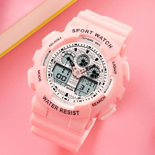 SANDA 2021 Sports Watch for Women Multi-Functional 50M Waterproof Swim Watch Male Female Outdoor Personality Creative Watches