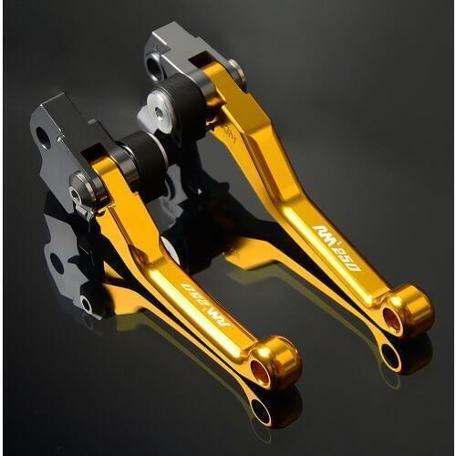 CNC For SUZUKI RMZ250 2007 2008 2009 2010 2011 2012 2013 2014 2015 2016 CNC Pivot Foldable Clutch Brake Lever LOGO RMZ 250