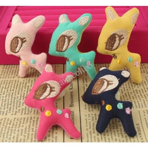 Free Shipping Korea Style Small Deer For Kids Fabric Cartoon Hair Accessories