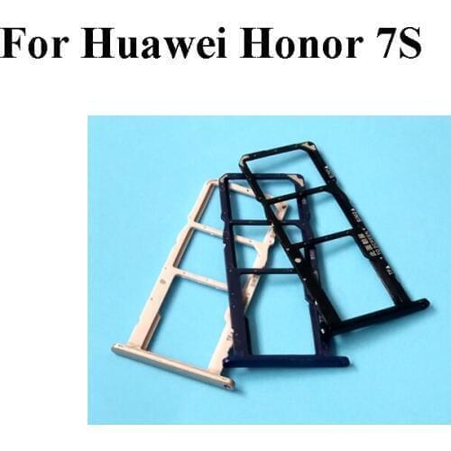 For Huawei Honor 7s 7 S New Original Sim Card Holder Tray Card Slot For Huawei Honor 7s Honor7s Sim Card Holder