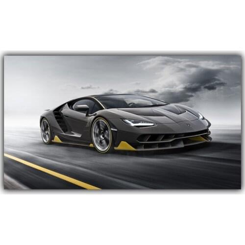 Fashion Sports Car Modern Art Super Car Poster Wall Art Pictures Painting Wall Art for Living Room Home Decor (No Frame)