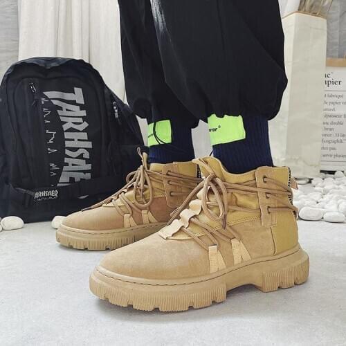 Mens Sports Shoes Work Walking Shoes High Top Fashion Sneakers Hot Sale Running Footwear Popular Fitness Shoes Keep Warm Shoes