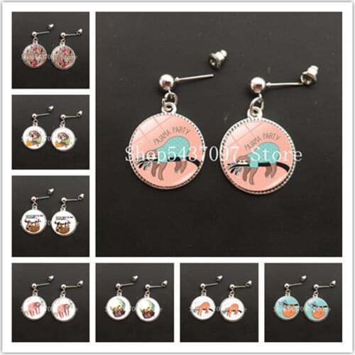 New Cute Sloth Earrings Folivora Initial Slow Sloth Earrings Ms. Gift for Girl Animals by Her Own Teen Girl Girlfriend