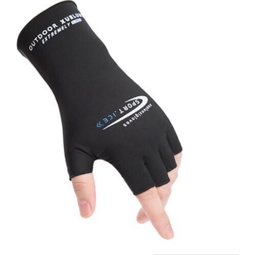 Fishing Gloves For Men And Women Half Finger Cycling Gloves UV Protection Gloves Summer Non-slip Gloves High Elastic Gloves