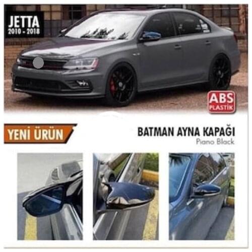 Right and Left) For VW Jetta 6 Bat Mirror Cover Piano Black Abs 2011 and After the Quality Product Full Harmony 1 Suit 2 piece