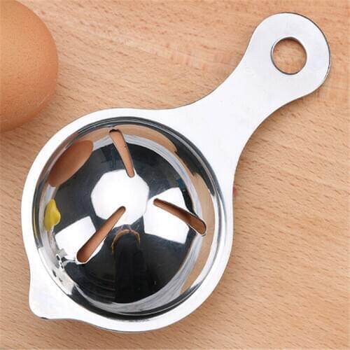 Egg White Yolk Separator Egg Dividers Tool Household 304 Stainless Steel Spoon Cooking Gadgets Egg Divider Kitchen Tool