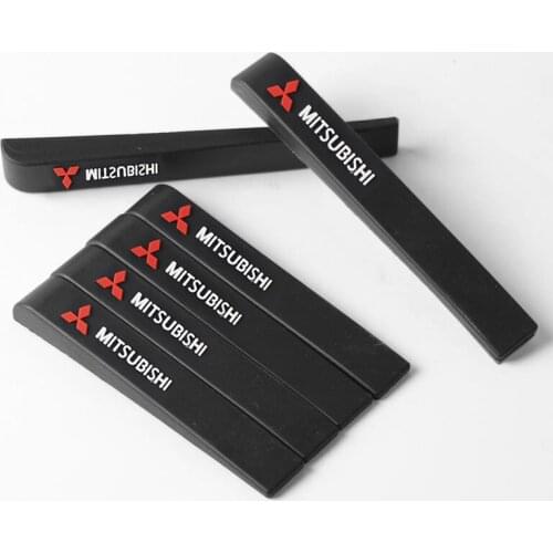 Car Door Bumper Edge Rubber Strip Anti-collision Strip Sticker For Mitsubishi L200 ASX Lancer Evo EX Pajero Xpander Outlander