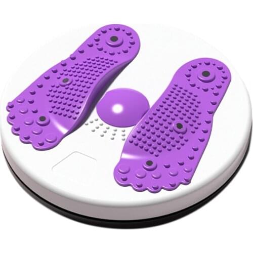 Q1FB Waist Twister Plate Mini Vibration Twisting Disc Board with 3D Magnets for Body Shaping Fitness Slimming Foot Massage