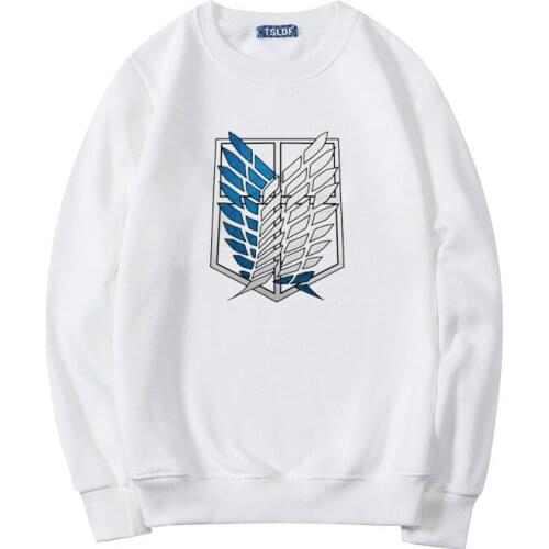 Wings of Freedom Spring Autumn Hot Anime Hoody Attack on Titan Printed Tops Hoodie Harajuku Casual Fashion Male Sweatshirt