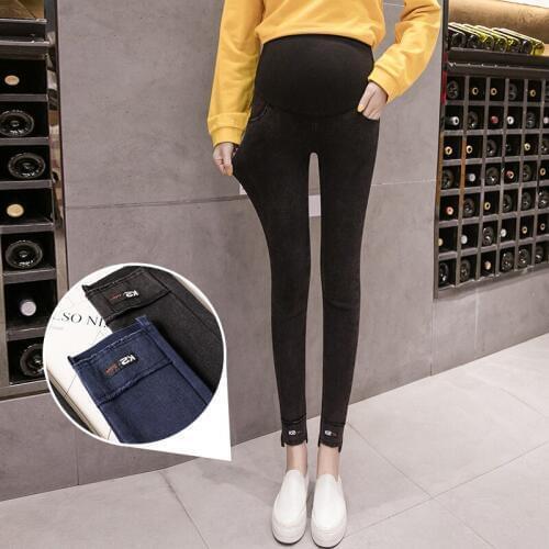 Skinny Jeans For Pregnant Women Clothes Maternity Jeans Stretch Pants Pregnant Clothing Denim Gravidas Jeans Spring Summer New