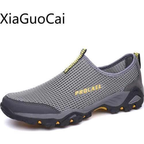 XiaGuoCai Men's Lightweight Sneakers