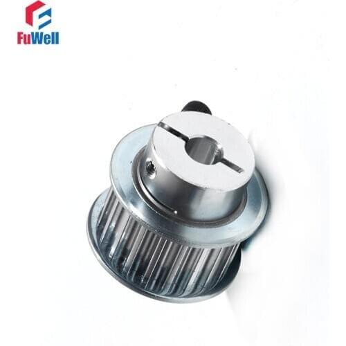 HTD5M-16T Clamp Type Timing Pulley 16mm Belt Width Toothed Belt Pulleys 5/6/6.35/7/8mm 16Teeth Synchronous Gear Pulley