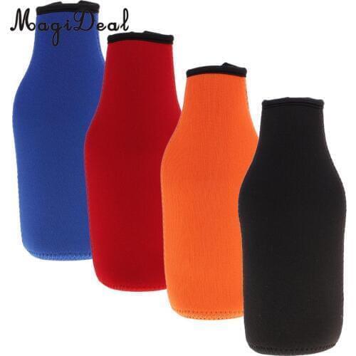 MagiDeal 1Pcs Neoprene 330ml Beer Soda Can Sleeve Bottle Insulated Cover Cooler Birthday Hens Night Party Favors Gifts