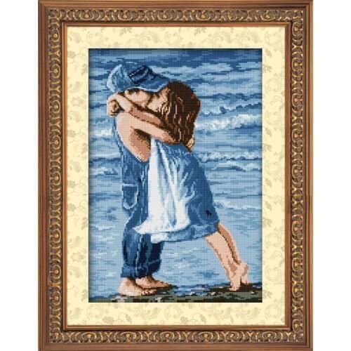 5D DIY Square Diamond Painting Cross Stitch Child Kiss Mosaic Crystal Pictures Of Rhinestones Full Kit Icon Diamond Embroidery