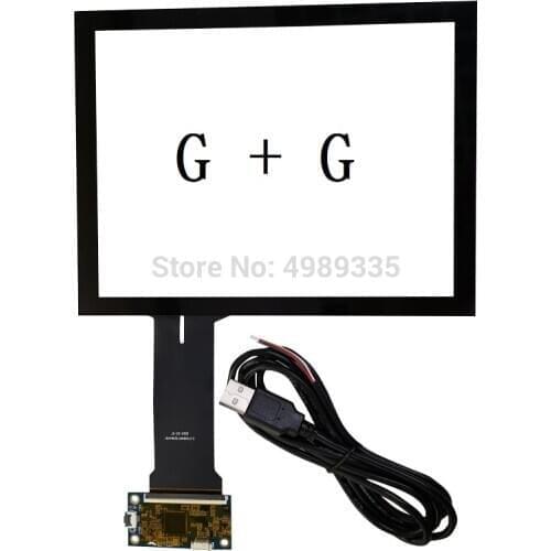 8 inch capacitive touch USB interface tempered glass structure window linux android system universal 183X141MM front screen