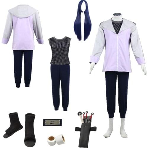 Anime cosplay Hyuuga Hinata Halloween Cosplay Costume Halloween comic cosplay